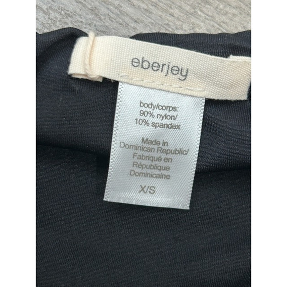 Eberjey Womens So Solid Annia Bikini Bottom Classic Cut Pull-On Black Sz XS NWT - Picture 5 of 9